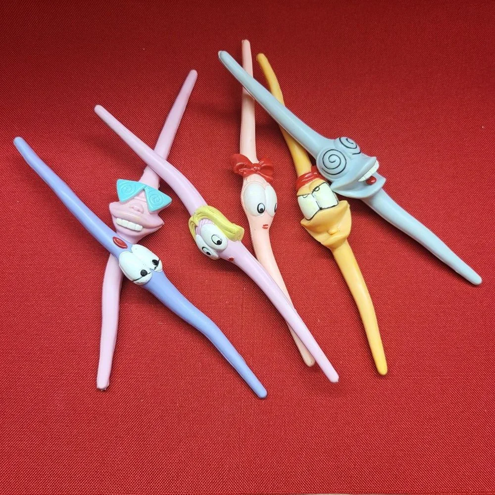 Vintage Bendable Hair Ties Set of 6